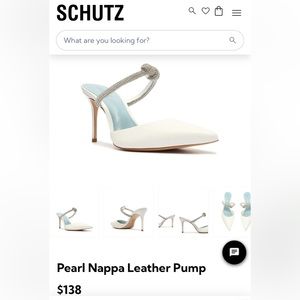 Pearl Nappa Leather Pump | SCHUTZ